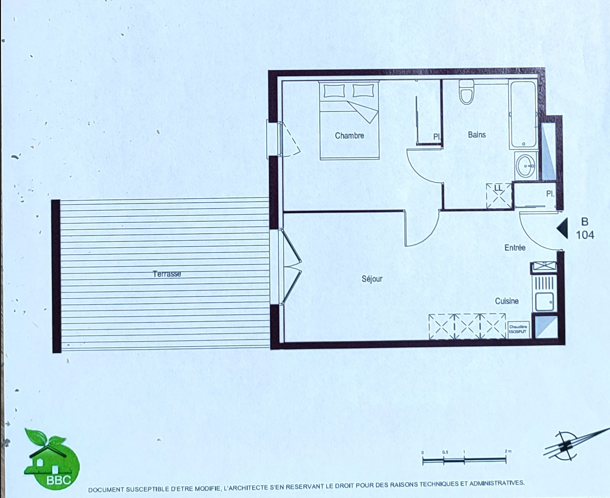 APPARTEMENT T2 BEGLES PLAGE