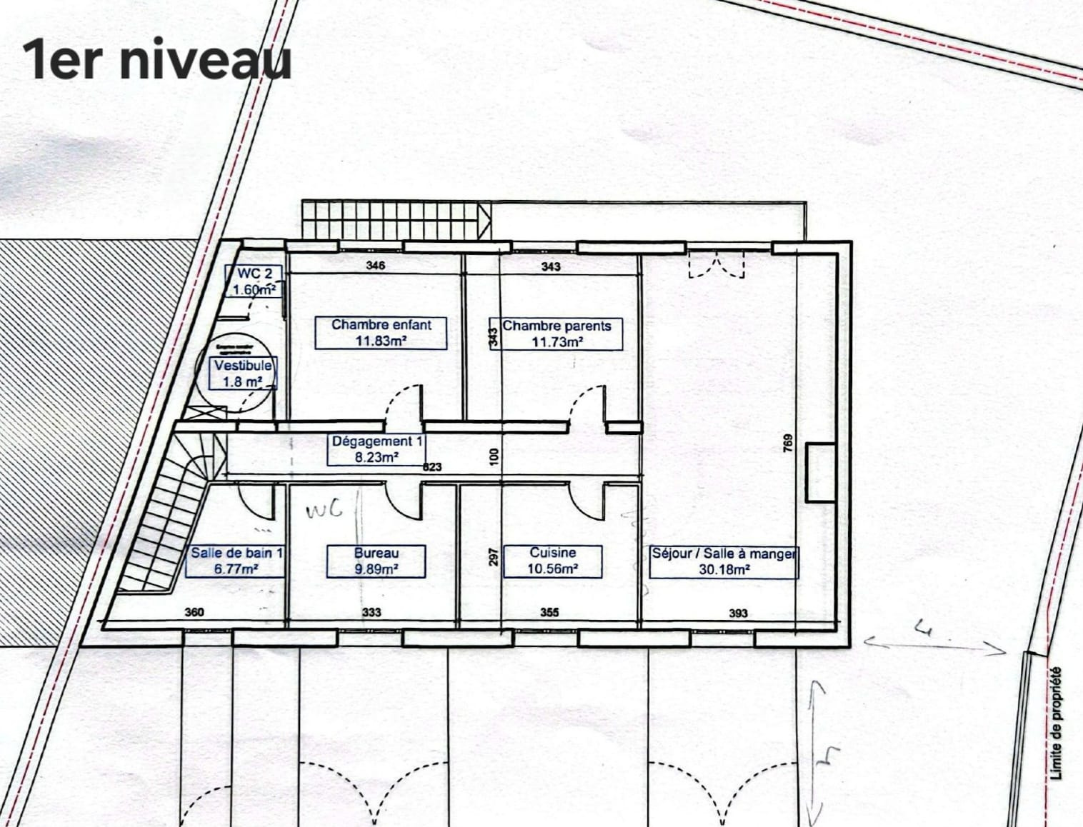 IMMEUBLE 224 M2 VILLENAVE D'ORNON