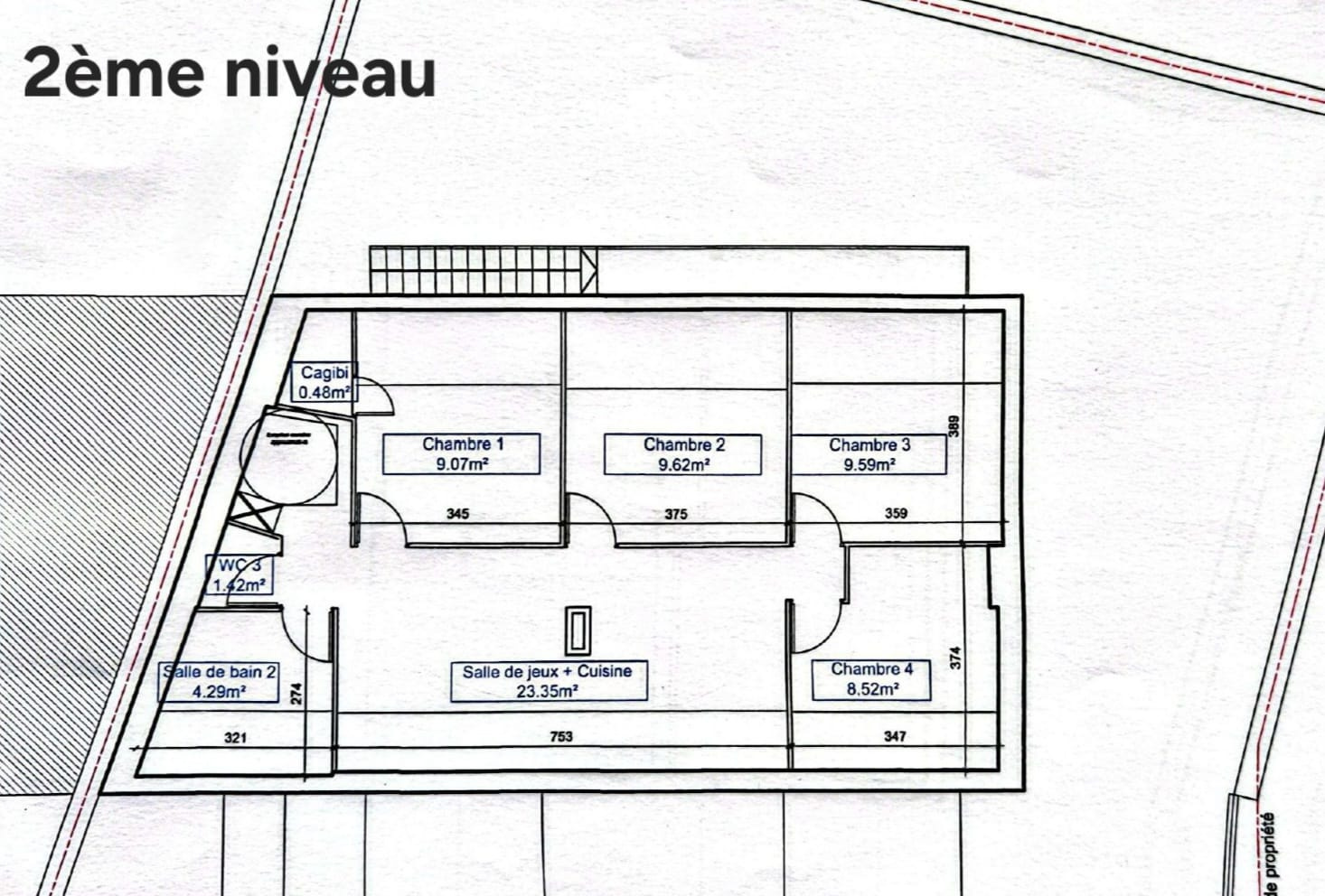 IMMEUBLE 224 M2 VILLENAVE D'ORNON